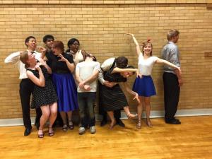 Us crazy kids. Point of interest, that dress was my mom's from like 1973.